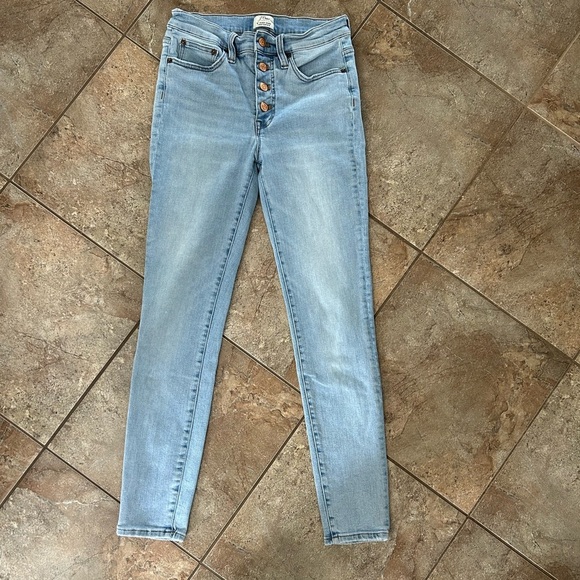 J. Crew High Rise Toothpick Skinny Jeans - Picture 2 of 3